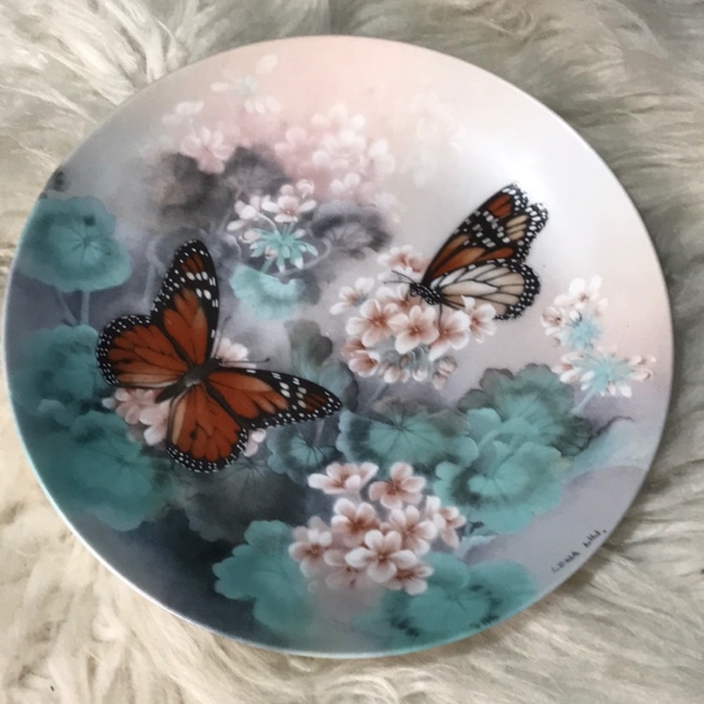 VTG 1988 Bradex numbered Monarch Butterflies collector’s plate First Issue 8.5in